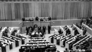 Erste Tagung des Europarates in Strassburg 1949.