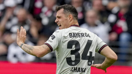 Bleibt Granit Xhaka auch am Donnerstag mit Leverkusen ungeschlagen, steht er im Final der Europa League