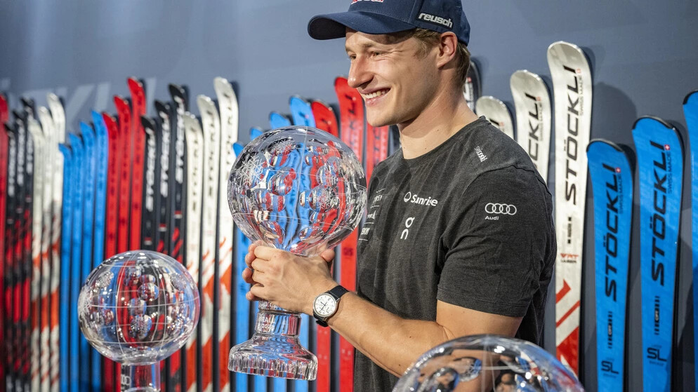 Muss sich keine Sorgen machen: Skirennfahrer Marco Odermatt hat nach seiner überragenden Saison entsprechend viel Preisgeld verdient.